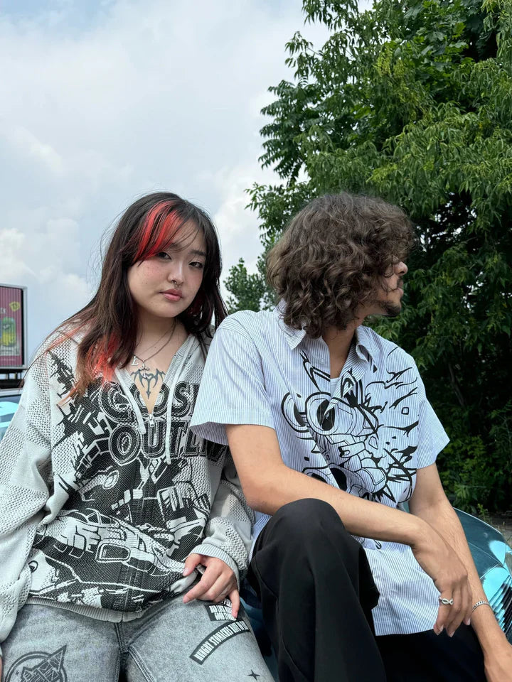 Moletom com capuz de malha Outlaw